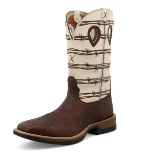 Twisted X Men's 12 Tech X Boot - Brown Elephant Print and Bone - Shop Now!