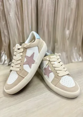 Vintage Havana Sneaker - Taupe Pink Blue