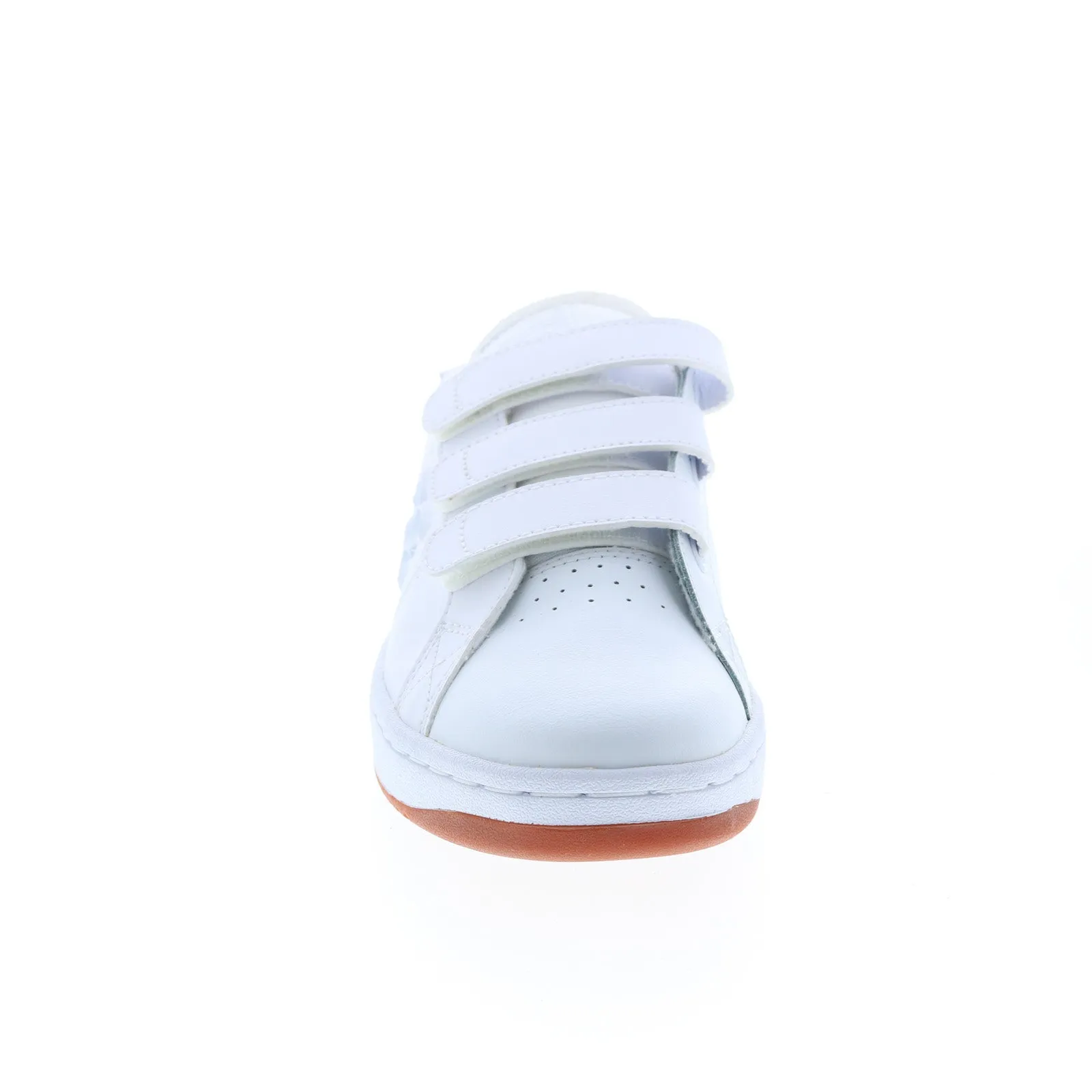 White Leather Skate Sneakers for Men - DC Striker ADYS100716-WW0