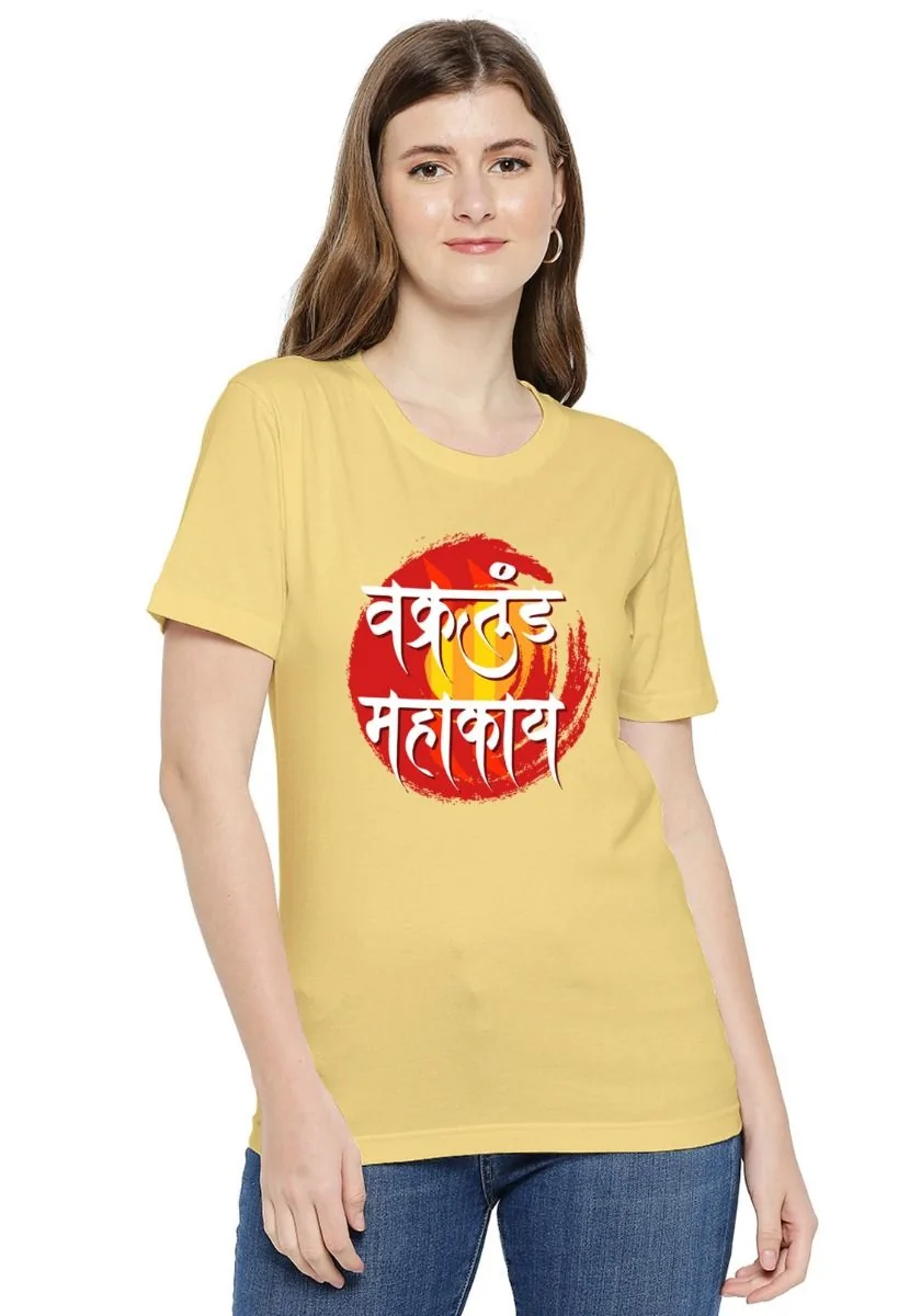 Womens Vakratund Mahakay T-shirt