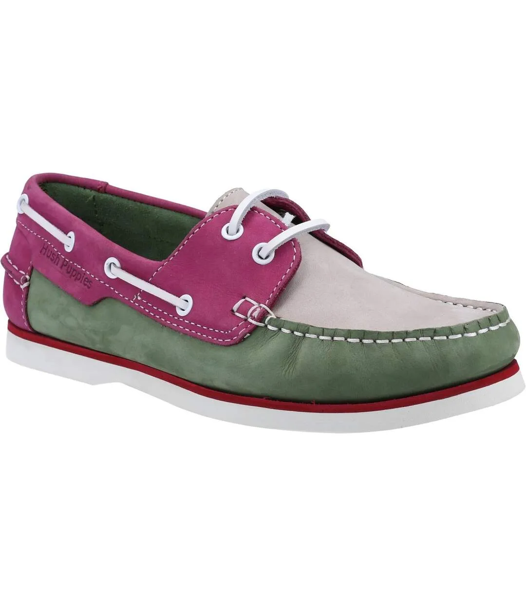 Womens Hattie Nubuck Boat Shoes by Hush Puppies