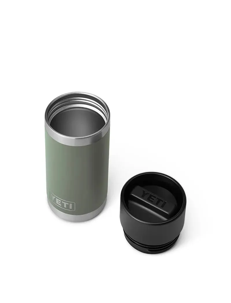 Yeti Rambler 12oz Bottle with HotShot Cap Camp Green