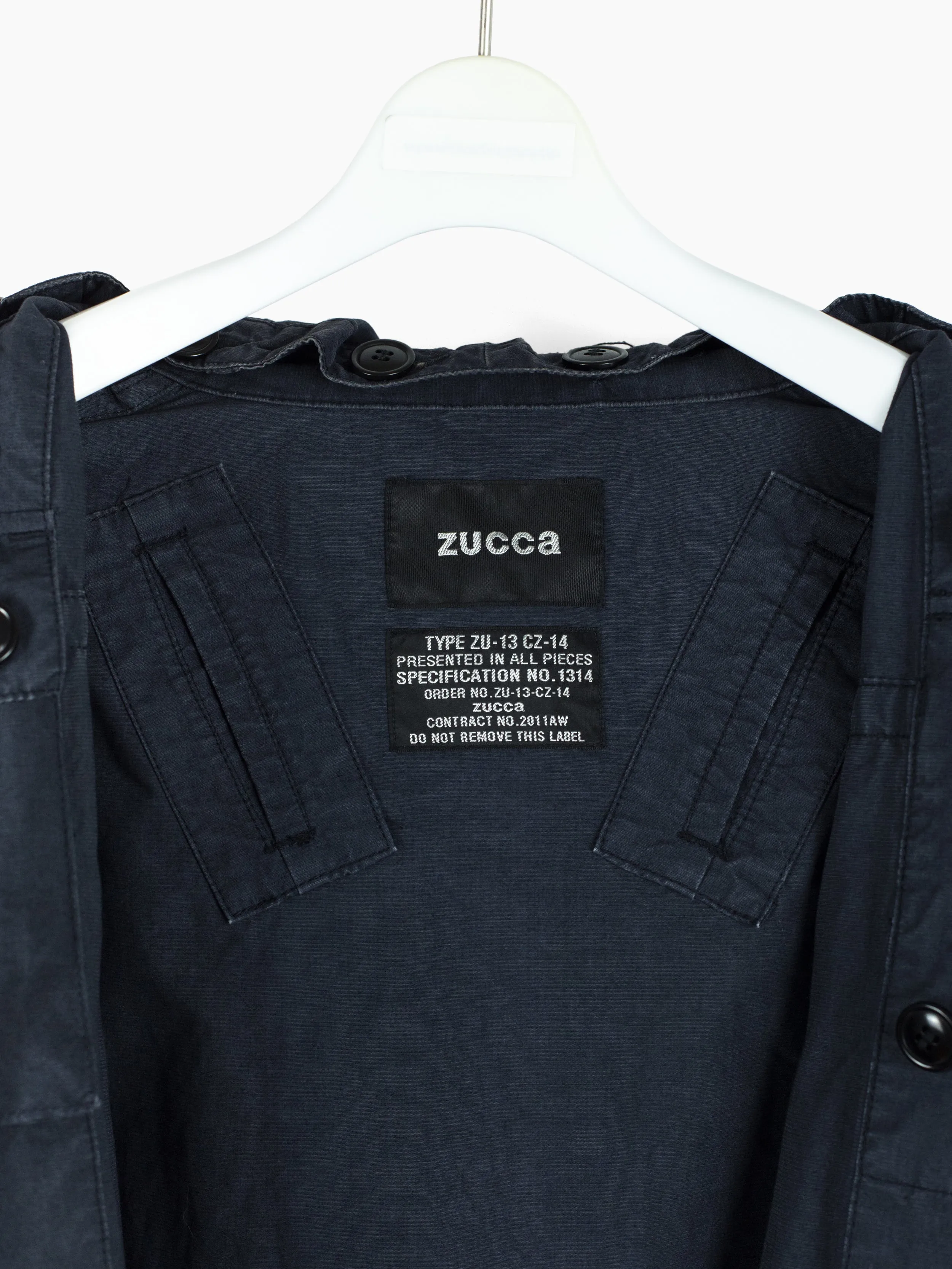 Zucca 2000s Military Parka with Straps